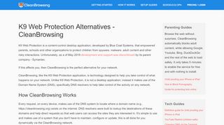 
                            5. K9 Web Protection Alternatives - CleanBrowsing