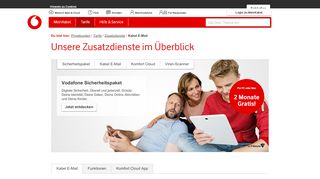 
                            2. Kabel E-Mail - Vodafone Kabel Deutschland Kundenportal