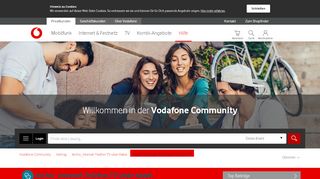 
                            4. Kabel Homepage: Mailsupport existent ??? - Vodafone Community