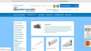 
                            7. Kabelkanal - Elektromaterial - elektroland24.de Elektroshop