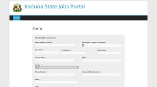 
                            1. Kaduna State Jobs Portal