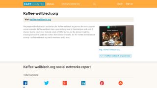 
                            6. Kaffee Wellblech (Kaffee-wellblech.org) full social …