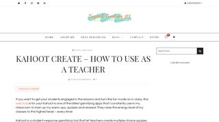 
                            8. Kahoot Create! How to Use Kahoot as a Teacher - a Beginner ...
