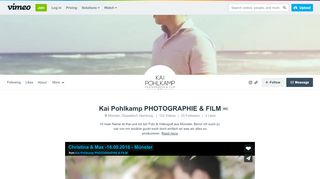 
                            4. Kai Pohlkamp PHOTOGRAPHIE & FILM on Vimeo