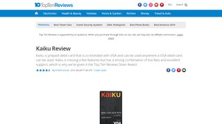 
                            6. Kaiku Review - Pros, Cons and Verdict | Top Ten Reviews