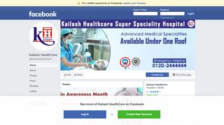 
                            2. Kailash HealthCare - Noida | Facebook