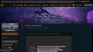 
                            3. Kai'Sa Login Screen - boards.na.leagueoflegends.com