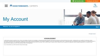
                            4. Kaiser Permanente Careers - the main content section.
