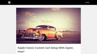 
                            5. Kajabi Classic Custom Cart Setup With Zapier