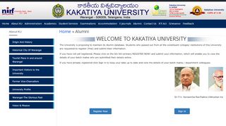 
                            3. Kakatiya University, Warangal-506009, Telangana, India.