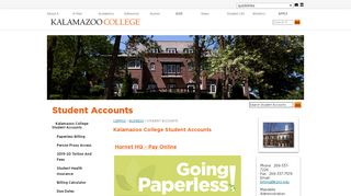 
                            2. Kalamazoo College Student Accounts