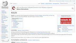 
                            6. Kalaydo – Wikipedia