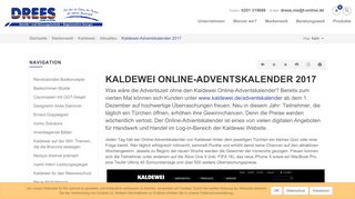 
                            9. Kaldewei-Adventskalender 2017 - Ihr Sanitärinstallateur aus ...