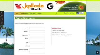 
                            3. Kallada Travels G4 ­Agent Registration| Kallada Travels G4
