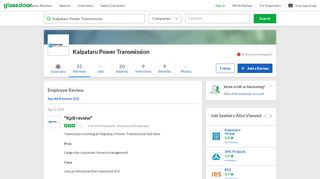 
                            2. Kalpataru Power Transmission - Kptl review | Glassdoor