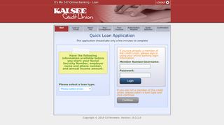 
                            7. Kalsee Credit Union - Loan Application