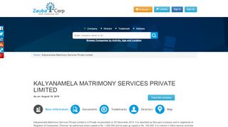 
                            6. KALYANAMELA MATRIMONY SERVICES PRIVATE LIMITED - …