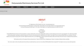 
                            3. Kalyanamela Matrimony Services Pvt. Ltd. | For ...