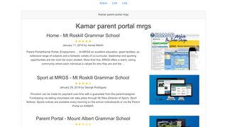
                            3. Kamar parent portal mrgs