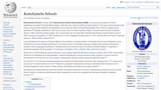
                            8. Kamehameha Schools - Wikipedia