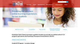 
                            7. Kamloops Open Online Learning | Home