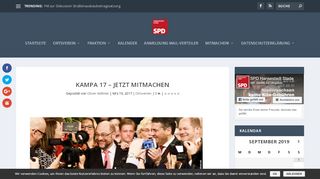 
                            6. Kampa 17 - Jetzt mitmachen - Die Homepage der SPD …