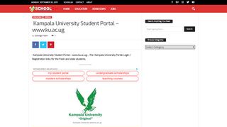 
                            6. Kampala University Student Portal – www.ku.ac.ug