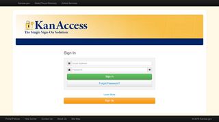 
                            2. KanAccess Account - Kansas.gov