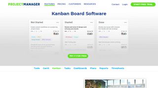 
                            8. Kanban Board Software - ProjectManager.com