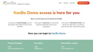 
                            6. KanBo Demo Access - KanBo