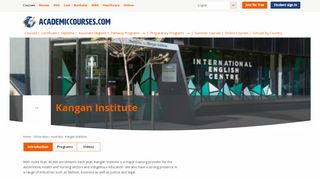 
                            4. Kangan Institute in Australia - Courses