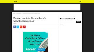 
                            1. Kangan Institute Student Portal-www.kangan.edu.au ...