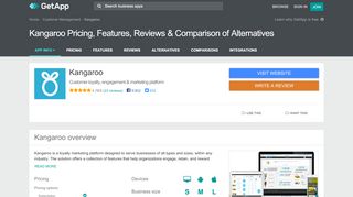 
                            6. Kangaroo Pricing, Features, Reviews & Comparison of Alternatives ...