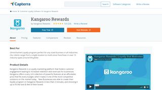 
                            2. Kangaroo Rewards Reviews and Pricing - 2019 - Capterra