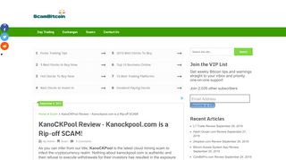 
                            5. KanoCKPool Review – Kanockpool.com is a Rip-off …