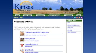 
                            1. KANPHIX: Kansas Public Health Information Exchange