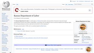
                            9. Kansas Department of Labor - Wikipedia