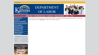 
                            5. Kansas Department of Labor