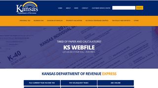 
                            4. Kansas Department of Revenue Home Page