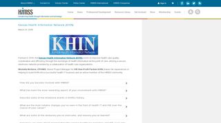 
                            5. Kansas Health Information Network (KHIN) | HIMSS