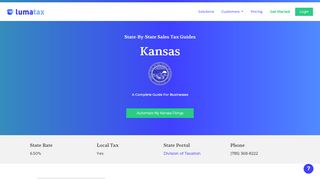 
                            7. Kansas (KS) Sales Tax Guide - lumatax.com