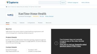 
                            9. KanTime Home Health Reviews and Pricing - 2019 - Capterra