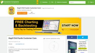 
                            3. Kapil Chit Funds Customer Care, Complaints and Reviews