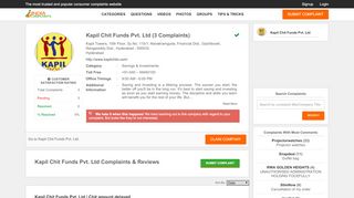 
                            7. Kapil Chit Funds Pvt. Ltd Customer Care, Consumer ...