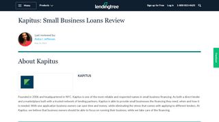 
                            5. Kapitus: Small Business Loans Review | LendingTree