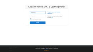 
                            1. Kaplan Financial E-Learning Portal