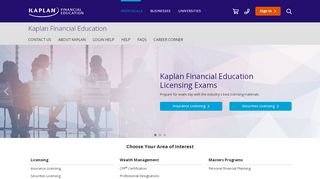 
                            4. Kaplan Financial Education