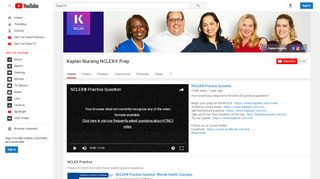 
                            5. Kaplan Nursing NCLEX® Prep - YouTube