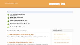 
                            7. Kaplan Series 6 Exam Login - fullexams.com