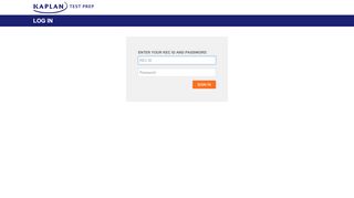 
                            8. Kaplan Test Prep - Log In : Kaplan Reporting
